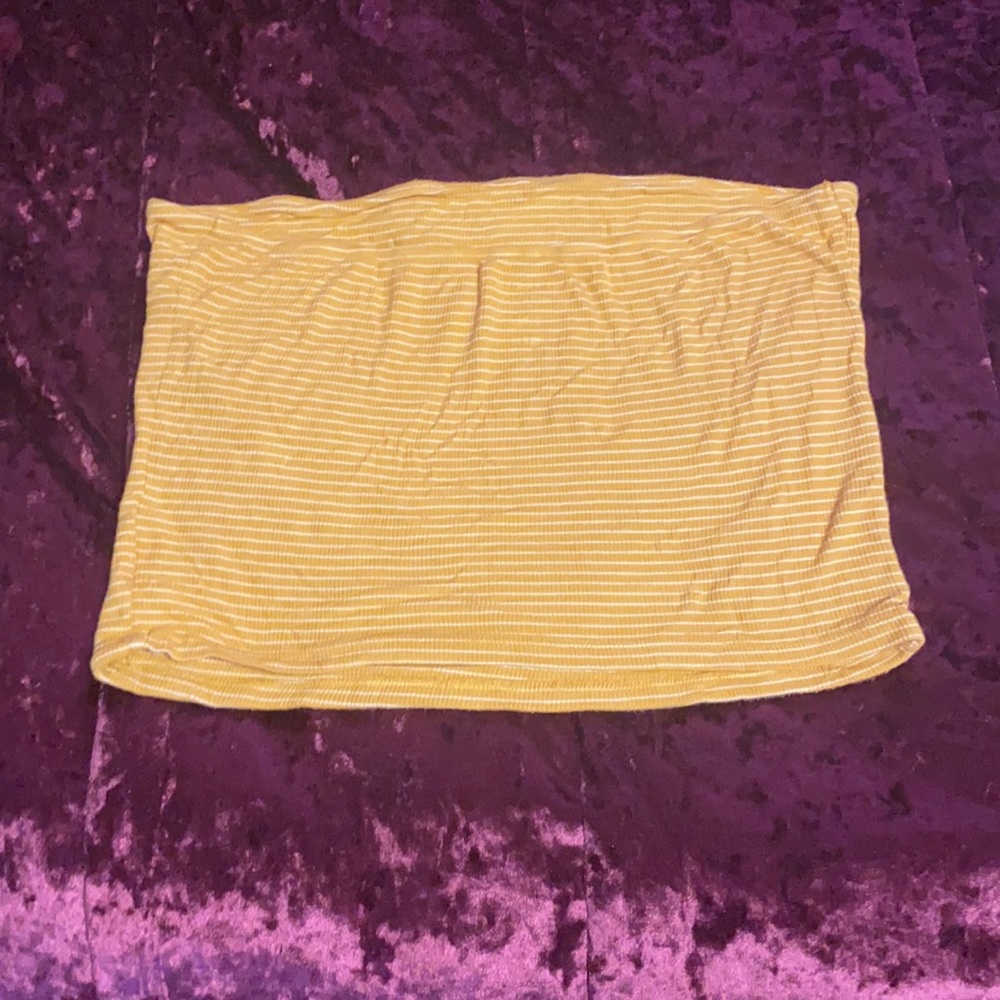 STRAPLESS CROP TOP